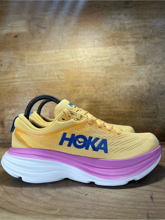 Hoka One One Shoes - Hoka One One Bondi 8 Womens Size 7.5 Running Shoes Sneakers Impala Cyclamen